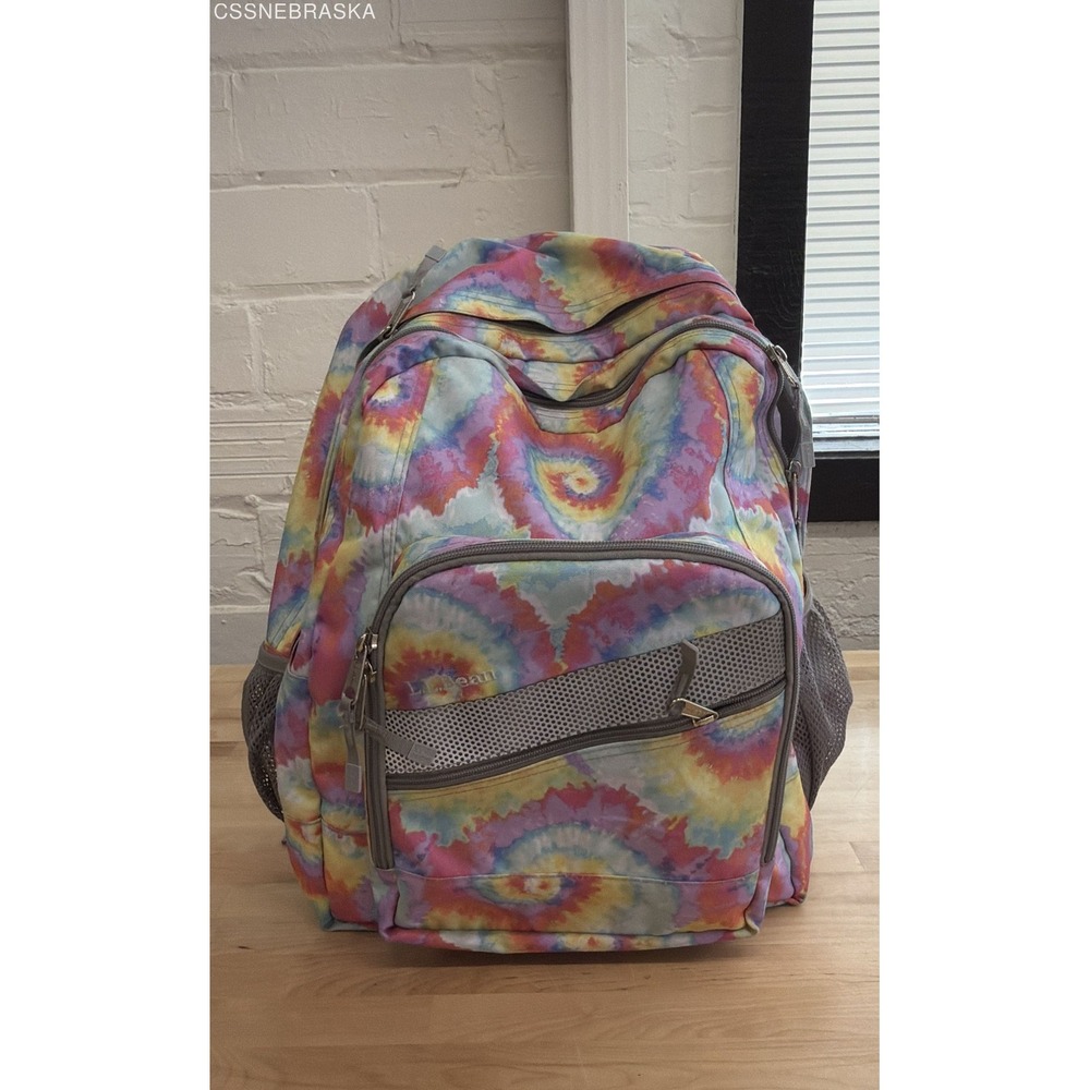 L.L. Bean Deluxe Vibrant Spiral Backpack